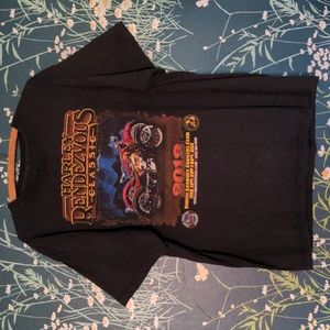 2012 Harley Davidson Shirt Rendezvous Classic Men's L